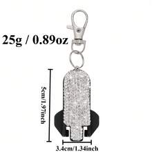 Sparkling Rhinestone Plastic Soda Can Opener With Dust-Proof Sealing Function, Portable Multi-Function Bottle Cap Opener Tool, Keychain Pendant Design, Suitable For Daily Use, Family Gatherings, Picnics, Outdoor Activities And Office Use, - Multicolor - View 2