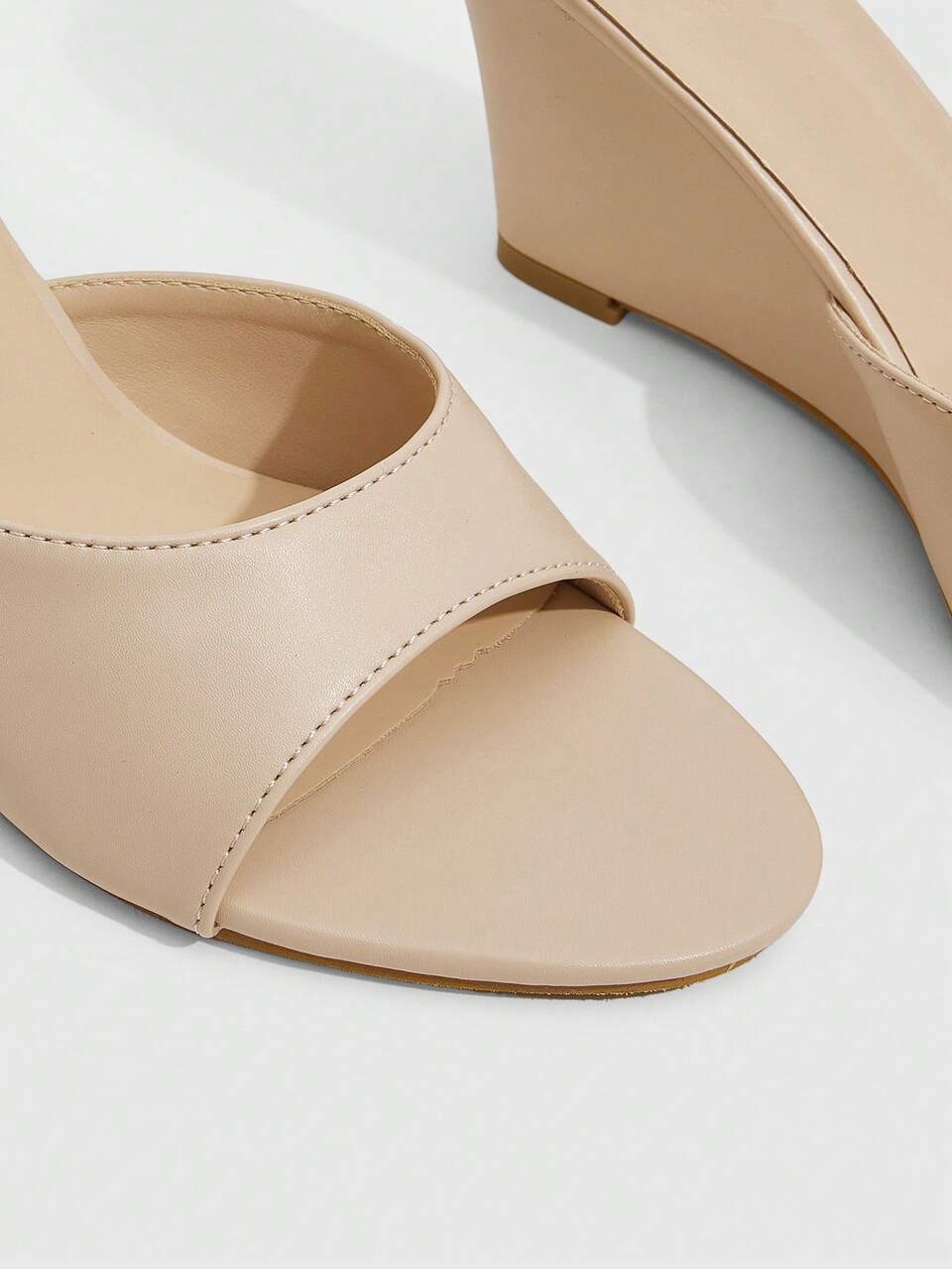 CUCCOO SZL Women Shoes Classic Simple Fashion Women Wedge Sandals Mules Sandals Dating Banquet Sexy Wear