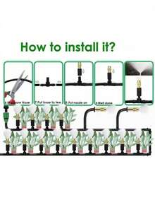 Drip Irrigation System, Drip Irrigation Kit, Automatic Garden Watering System, Suitable For Greenhouse, Yard, Lawn, And Plants - Multicolor - View 15