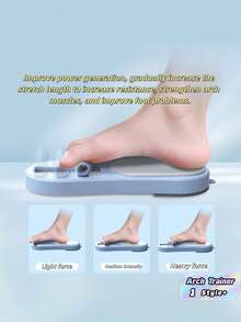 1PC Foot Arch Trainer Flat Feet Correction Board Toe Grip Strengthener Plantar Fascia Stretching Exercise Tool For Home Gym Fitness Sports Foot Care - Multicolor - View 1