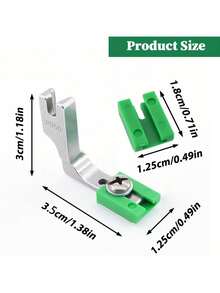 P95o Industrial Sewing Machine Adjustable Crease Presser Foot With Ergonomic Handle, Compatible With Lock Seam And Crease. Universal Sewing Accessories, Durable Construction - multicolor - View 4