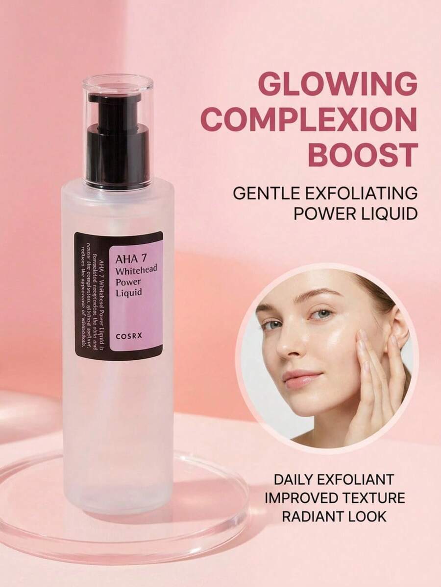 COSRX AHA 7 WHITEHEAD POWER LIQUID, Minimalist & Multi-Functional – Chemical Exfoliant, Exfoliating, For Dull Skin, 7% Glycolic Acid, Suitable For Night Skincare Routine - Clear - View 1