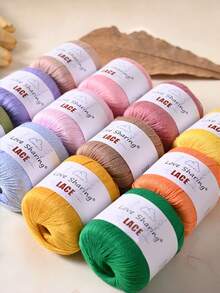 Yarn For Hand Knitting Yarns For Knitting And Crochet 8 Ply Worsted Sweater Blanket Soft Yarn Needlework - multicolor - View 3