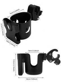 1 Pack, Stroller Cup Holder With Mobile Phone Holder, Stroller Storage Supplies With Water Cup, Baby Travel Equipment With Mobile Phone. - Multicolor - View 10