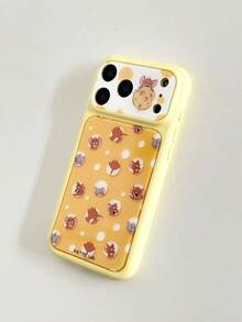 ShellaStory TOM & JERRY X SHEIN 時尚高端印花圖案手機保護殼，完美兼容 ，可愛時尚且精緻 - 彩色 - 查看 5