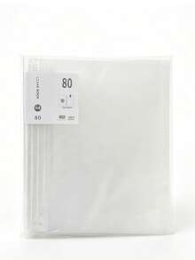1pc A4 Size Transparent Sleeve Document Organizer With Large Capacity For Papers And Suitable For Students Or Office Use, Package Will Be Randomly Sent,Back To School Essentials,Creative Gift For Thanksgiving, Christmas, Birthday Halloween Decoration - White - View 17