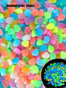 Suitable For Garden Landscapes, Driveway Decorations, Aquarium Starry Sky Decorations And Romantic Fluorescent Stone Landscaping. After Absorbing Sunlight Or Light, It Can Glow At Night Without The Need For Electricity. - multicolor - View 14