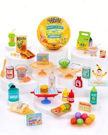 MGA Entertainment 1 قطعة كبسولة غامضة من MGA's Miniverse Make It Mini SponBob SquarePats بأسلوب عشوائي، مشهد برجر Krabby Patty مصغر DIY بأسلوب عشوائي، مجموعة حرفية مصغرة، ديكور قابل للجمع للعرض على المكتب والرف - متعدد الألوان - مشاهدة 3