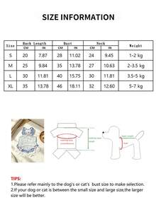 PETSIN 1件超可爱天蓝色小熊宠物情侣装，适合小型和中型犬，如马尔济斯犬、比熊犬和泰迪熊 - 藍色 - 查看 2