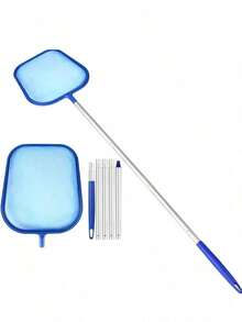 Swim Net & Pole - Soft Mesh Cleaning Brush - Leaf Net For Pools, Spas, And Hot Tubs - Large Pool Skimmer, Cleaning Tool & Accessories - Blue - Multicolor - View 19
