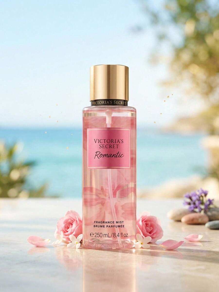 Victoria's Secret رذاذ جسم رومانسي 250 مل - رائحة الأزهار - مشاهدة 1