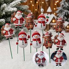 Cartoon Christmas Yard Signs, PVC Lawn Decor Garden Stake Ornaments, Outdoor Christmas Yard Insert Decorations For Holiday Backyard Patio Decor - snowman - View 7