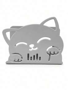 Haus Hana Cute Cat Shaped Wall-Mounted WiFi Router Storage Box, Hollow Out Ventilated Organizer, Cable Management Shelf For Modem, Set-Top Box, Power Strip, Easy Installation, Great For Home, Living Room, Bedroom, Office.Home&Living - Multicolor - View 9