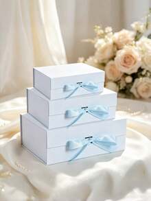 1pc Flat-Pack Foldable Gift Box, Low Cross-Border Shipping Cost, Multifunctional Storage Box, Ultra-Light Empty Box - multicolor - View 6
