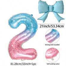 Ins‑Style Foil Balloons, Ideal For Baby‑First‑Birthday Parties, Birthday Celebrations, Theme Gatherings And Many Other Occasions. Easily Create Sophisticated Party Backdrops With Fantastic Photo‑Ready Vibes. - Star number - View 3