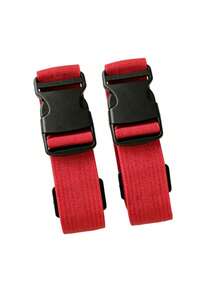 Found Favorite 1PC/2PCS Simple And Fashionable Multi-Functional Adjustable Suitcase Colorful Security Straps Zigzag Vibrant Luggage Straps Non-Locking Luggage Straps - Multicolor - View 24