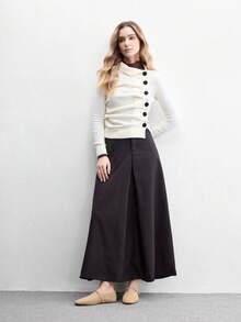 CUCCOO BIZCHIC 女款時尚通勤百搭簡約休閒腳踝綁帶瑪麗珍平底鞋 - 燕麥杏 - 查看 6