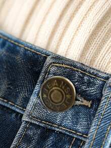 2/4/6/8/10/12個牛仔褲替換鈕扣，可拆卸塔式鈕扣用於腰圍尺寸調整，免縫銀色金屬鈕扣適用於牛仔褲裙褲，簡易DIY免工具安裝，耐用丹寧鈕扣修復套件 - 款式23 - 查看 6