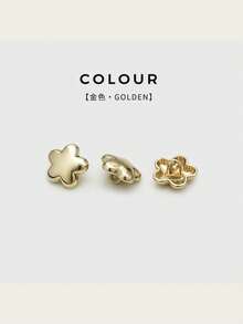 1Pack 10Pcs Fashion 3D Star Shaped Metal Buttons Versatile Hand Sew Fasteners For Kids Sweaters Cardigans Outerwear Shirts Clothing Sewing Accessory - 10pcs - View 4