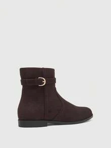 CUCCOO BIZCHIC Women's Brown Commuter Fashion Boots Fall Boots - Brown - View 7