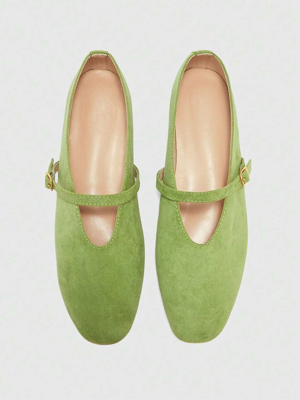 CUCCOO BIZCHIC Women's Fashion Commuter Versatile Simple Casual Foot Strap Mary Jane Flat Shoes