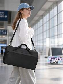 Large Capacity Sports Bag Luggage Bag - Black - View 1
