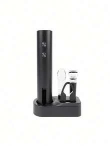 Teckwe Type‑C Fast Charging Automatic Electric Wine Opener With Built‑In 500mAh Battery. Comes With Foil Cutter, Vacuum Stopper And Storage Base. Suitable For Home Kitchen Use, And An Ideal Gift For Parties And Christmas. - Wine bottle openers - View 10