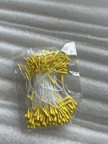100件 2mm 單頭雙頭人造花蕊，家居花藝手工裝飾假花蕊，婚禮場景配件，DIY手工家居裝飾，室內裝飾材料，房間裝飾 - 彩色 - 查看 5