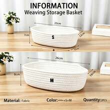 Oval Storage Basket, Solid Color, Simple Style, Living Room Desktop Snack, Fruit, Toy Storage Basket, Foyer, Bathroom Storage Box, Home Decor Basket, Holiday Gift Basket - Pink - View 32