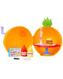 MGA Entertainment 1 قطعة كبسولة غامضة من MGA's Miniverse Make It Mini SponBob SquarePats بأسلوب عشوائي، مشهد برجر Krabby Patty مصغر DIY بأسلوب عشوائي، مجموعة حرفية مصغرة، ديكور قابل للجمع للعرض على المكتب والرف - متعدد الألوان - مشاهدة 8