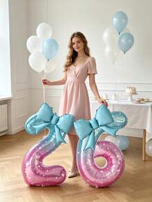 Ins‑Style Foil Balloons, Ideal For Baby‑First‑Birthday Parties, Birthday Celebrations, Theme Gatherings And Many Other Occasions. Easily Create Sophisticated Party Backdrops With Fantastic Photo‑Ready Vibes. - Star number - View 9