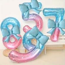 Ins‑Style Foil Balloons, Ideal For Baby‑First‑Birthday Parties, Birthday Celebrations, Theme Gatherings And Many Other Occasions. Easily Create Sophisticated Party Backdrops With Fantastic Photo‑Ready Vibes. - Star number - View 12
