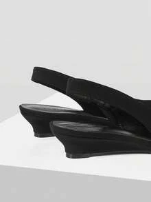 MOTF PREMIUM POINTED MULLER HIGH HEELS, SUITABLE FOR SPRING SHOES IN THE CHRISTMAS SEASON - Black 3 - View 8