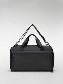 Large Capacity Sports Bag Luggage Bag - Black - View 8