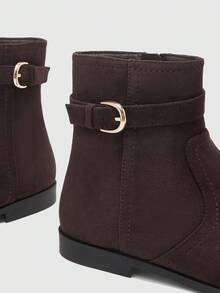 CUCCOO BIZCHIC Women's Brown Commuter Fashion Boots Fall Boots - Brown - View 9