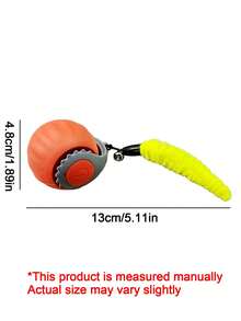 Teckwe 1 Pc Smart Auto Rolling Obstacle Avoidance Elastic Wear Resistant USB Charging Pet Rolling Ball Mixed Vivid Color Pet Rolling Ball For Puppy Kitten Daily Play Backyard Indoor Game All Seasons Use Pet Interactive Toy Dog Cat Entertainment 150mAh - View 6