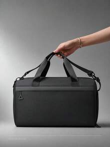 Large Capacity Sports Bag Luggage Bag - Black - View 2