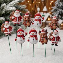 Cartoon Christmas Yard Signs, PVC Lawn Decor Garden Stake Ornaments, Outdoor Christmas Yard Insert Decorations For Holiday Backyard Patio Decor - snowman - View 3