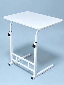 1‑Set Simple Height Adjustable Mobile Side Table, 50 X 30 Cm, Portable Folding Laptop Stand For Bedroom Living Room Indoor Outdoor, Multi‑Functional Tray Table For Small Space Home Office Use - Multicolor - View 3