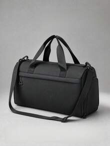 Large Capacity Sports Bag Luggage Bag - Black - View 6