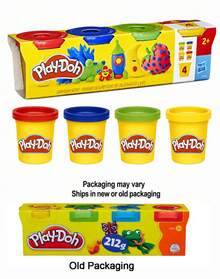 Hasbro Modeling Clay Set 4 Colors 212g Soft Craft Dough Kit, Smooth Easy Shape DIY Art Material For Creative Play, Bright Color Molding Compound, Classroom Activity Supplies Gift Idea - Multicolor - View 8