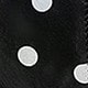 Black polka dot