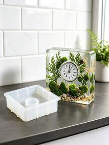水晶樹脂加厚心形矽膠模具，適用於乾燥花標本手工藝 DIY - 多色 - 查看 4