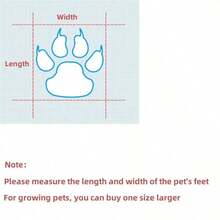 4‑Piece Waterproof Pet Dog Shoes, Non‑Slip Rain Boots For Chihuahuas, Pet Boots For Small Dogs, Cats And Puppies - Red - View 3