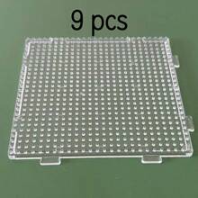 7/9 Packs 2.6MM Large Clear & White Pegboards, Plastic DIY Craft Peg Boards, Perfect For Jewelry Making & Handmade Projects - High-temperature Resistant Transparent Fused Bead Plate - View 8