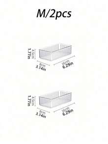 1/2/5/7/10/11PCS Multi-Functional Transparent Plastic Drawer Storage Box Set, Cosmetic Vanity Organizer For Bathroom, Multiple Sizes For Home Bedroom, Holiday Gift For Girlfriend - Clear - View 10