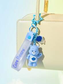 SHEIN X Care Bears Cartoon Bag Creative Hanger, Keychain, Gift - Blue - View 2