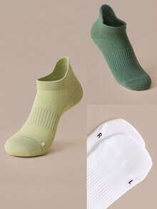 GLOWMODE 3 Pairs Arch Support Everyday Socks Gym - Green - View 7