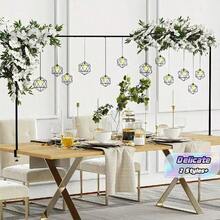1 Set Sturdy Adjustable Metal Balloon Arch Stand Kit Tabletop Heavy-Duty Frame, Reusable Easy Assembly Balloon Garland Backdrop Decor For Wedding Birthday Graduation Baby Shower Outdoor Party Photo Booth Decoration - Multicolor - View 1