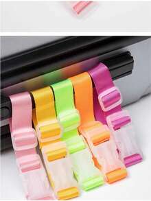 Found Favorite 1/2/5 Colored Luggage Straps, Portable And Adjustable Luggage Security Straps For Use On Trips; Travel Accessories That Are Easy To Carry. - Multicolor - View 7